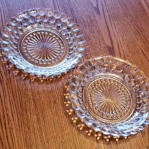 Set of two glass bowls